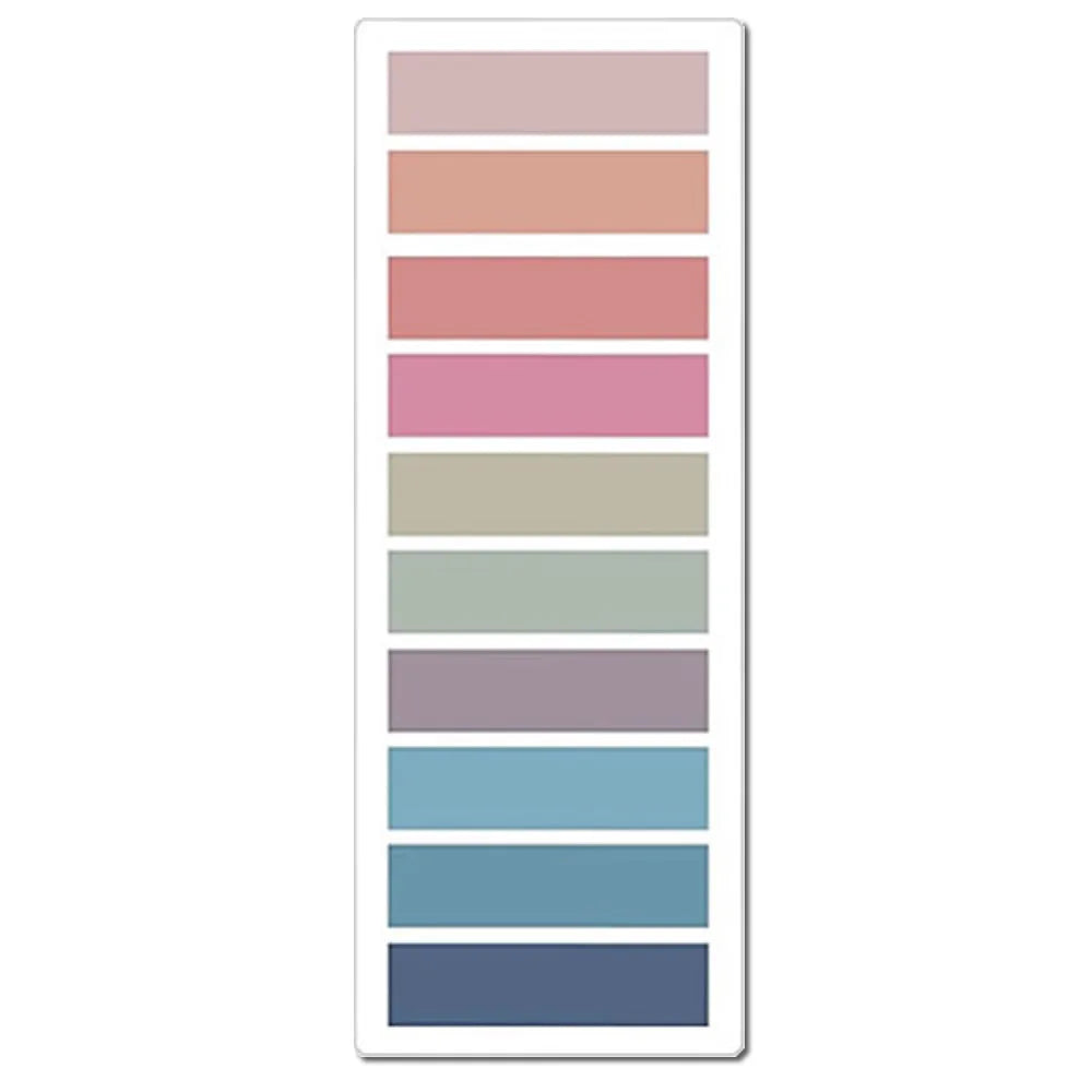 2400S Transparent Colorful Index Creative Memo Pads Office School Stationery Self-Adhesive Stickers Sticky Note Pads