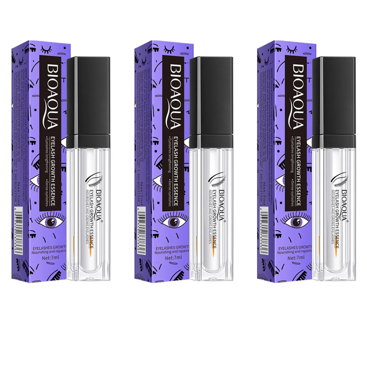 Eyelash Growth Essence Contains Natural Formula to Nourish, Strengthen and Repair the Thickness of Eyelash Root 7Ml