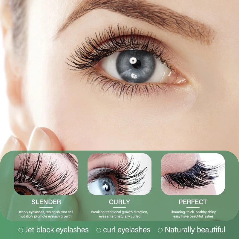 Fast Eyelash Growth Serum 7 Days Natural Eyelash Enhancer Longer Fuller Thicker Curling Lash Treatment Eye Care Products Makeup