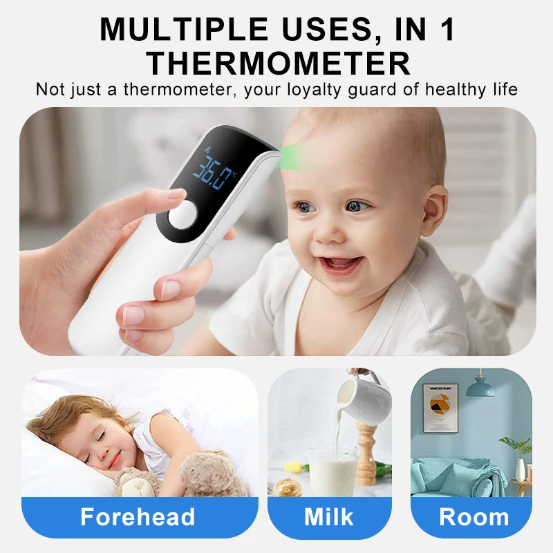 Medical Temperature Infrared Thermometer Forehead Digital Non-Contact LED Display Fever Measure Tool for Baby Adult