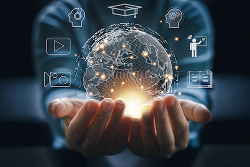 Bright shining light symbolizing Qartelier’s vision to inspire and lead the future of fitness shopping