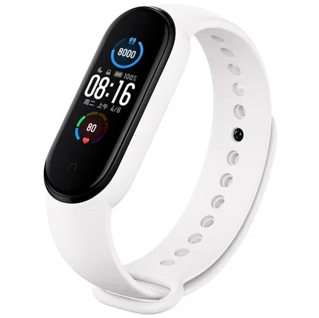 Watch Strap for  Mi Band 7 6 5 4 3 Wristband Silicone Bracelet Wrist Straps Miband 3/4 Band5 Band6 Smartwatch Accessories