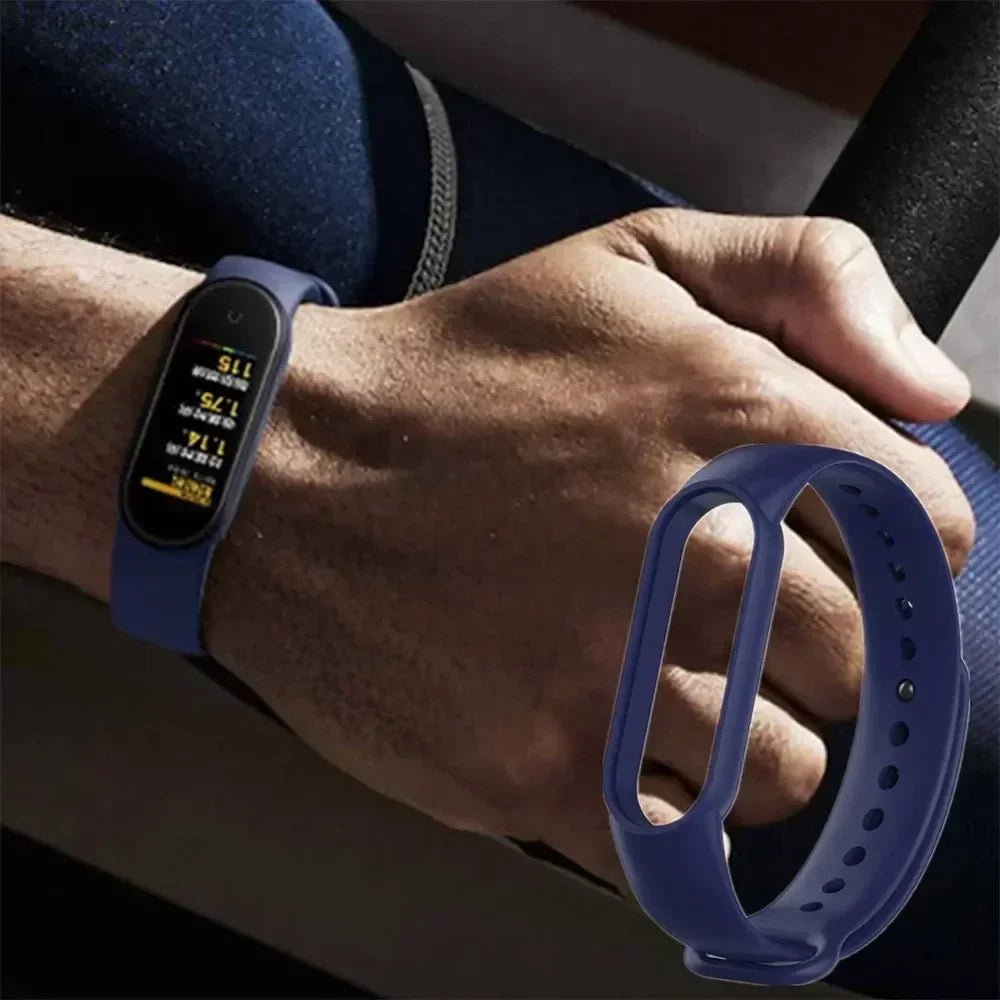 Watch Strap for  Mi Band 7 6 5 4 3 Wristband Silicone Bracelet Wrist Straps Miband 3/4 Band5 Band6 Smartwatch Accessories