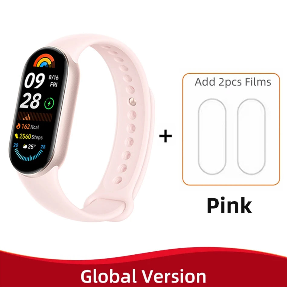 Global Version  Smart Band 9 150+ Sports Modes Sleep Monitoring 1.62" AMOLED Display 21-Day Battery Mi Wrist Sport Watch