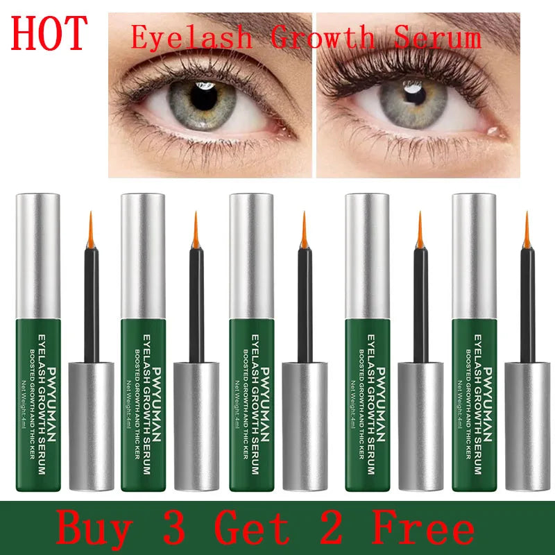 Fast Eyelash Growth Serum 7 Days Natural Eyelash Enhancer Longer Fuller Thicker Curling Lash Treatment Eye Care Products Makeup