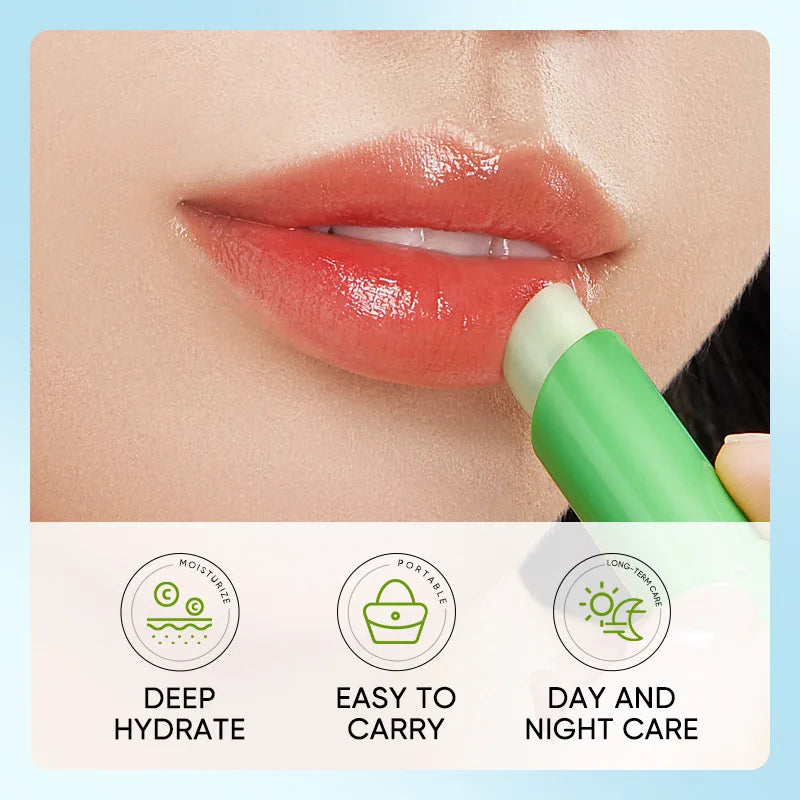 Lip Aloe Balm Nourishing, Hydrating and Moisturizing Preventing Cracking and Repairing Lips Gentle Non Irritating
