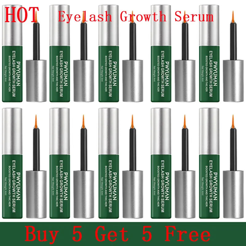 Fast Eyelash Growth Serum 7 Days Natural Eyelash Enhancer Longer Fuller Thicker Curling Lash Treatment Eye Care Products Makeup