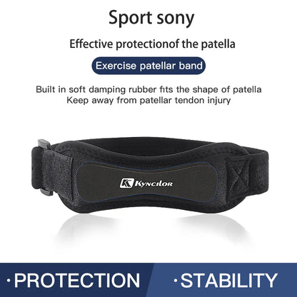 1 Adjustable Knee Pad for Pain Relief and Patellar Stabilizer Knee Support, Suitable for Hiking, Fitness, Basketball, and Runnin