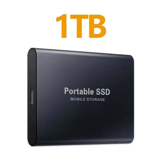 Portable SSD 1TB Original Hard Disk USB3.1 High Speed Hard Drive Type-C Solid Disk 2TB 4TB External Ssd for Phone/Loptop/Mac/Pc