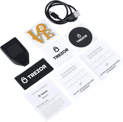 Model T - Crypto Hardware Wallet with LCD Touchscreen, Protecting Bitcoin & 1000'S of Coins with Maximum Security