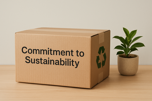 Qartelier fitness marketplace showing commitment to sustainability with eco-friendly fitness products and values