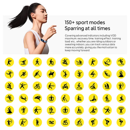 Global Version  Smart Band 9 150+ Sports Modes Sleep Monitoring 1.62" AMOLED Display 21-Day Battery Mi Wrist Sport Watch