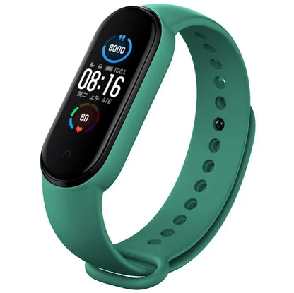 Watch Strap for  Mi Band 7 6 5 4 3 Wristband Silicone Bracelet Wrist Straps Miband 3/4 Band5 Band6 Smartwatch Accessories