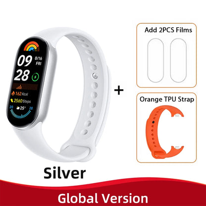 Global Version  Smart Band 9 150+ Sports Modes Sleep Monitoring 1.62" AMOLED Display 21-Day Battery Mi Wrist Sport Watch