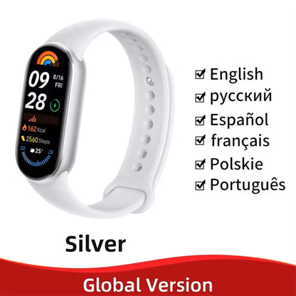 Global Version  Smart Band 9 150+ Sports Modes Sleep Monitoring 1.62" AMOLED Display 21-Day Battery Mi Wrist Sport Watch