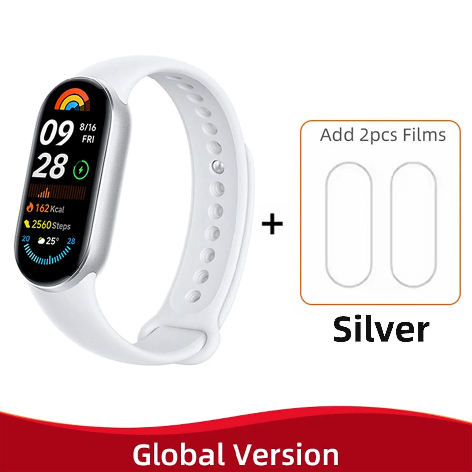 Global Version  Smart Band 9 150+ Sports Modes Sleep Monitoring 1.62" AMOLED Display 21-Day Battery Mi Wrist Sport Watch