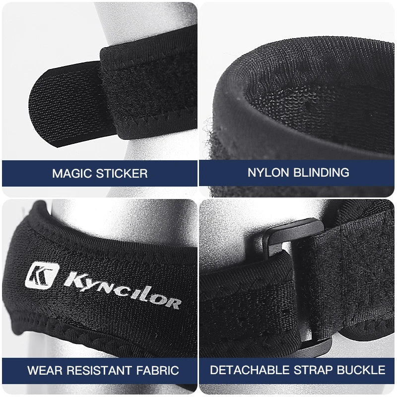 1 Adjustable Knee Pad for Pain Relief and Patellar Stabilizer Knee Support, Suitable for Hiking, Fitness, Basketball, and Runnin