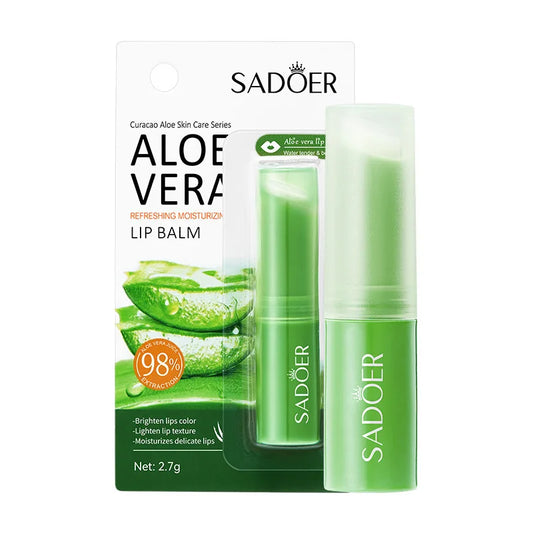 Lip Aloe Balm Nourishing, Hydrating and Moisturizing Preventing Cracking and Repairing Lips Gentle Non Irritating